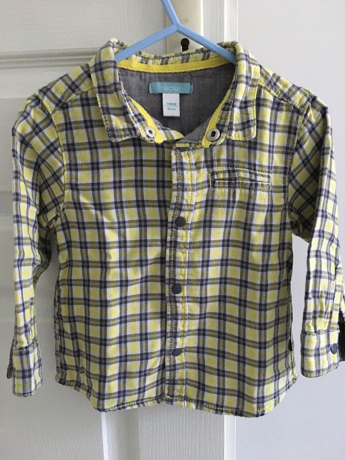 Chemise garçon manches longues Okaidi 18 mois - photo numéro 2