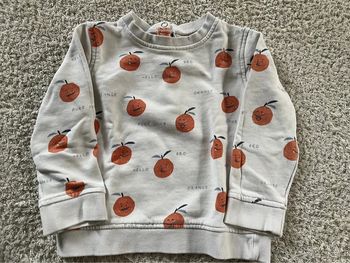 Pull sweat taille 24 mois Kiabi dessin orange