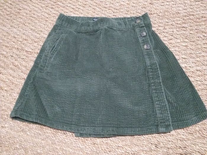 Jupe velour kaki Kiabi 10 dans