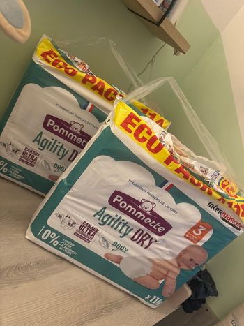 Paquet de couche eco pack x 114. 