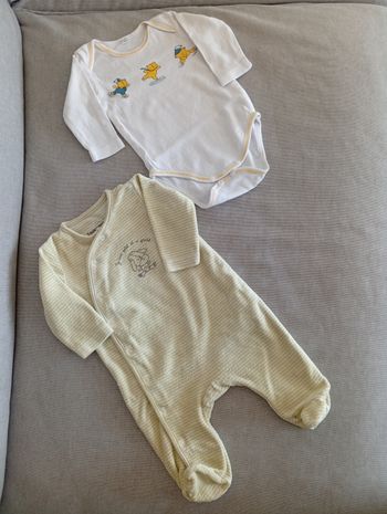 Lot body manches longues+ pyjama hiver 