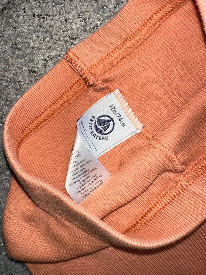 Legging abricot/corail Petit Bateau - photo numéro 4