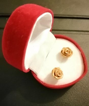 Boucles d'oreilles Roses