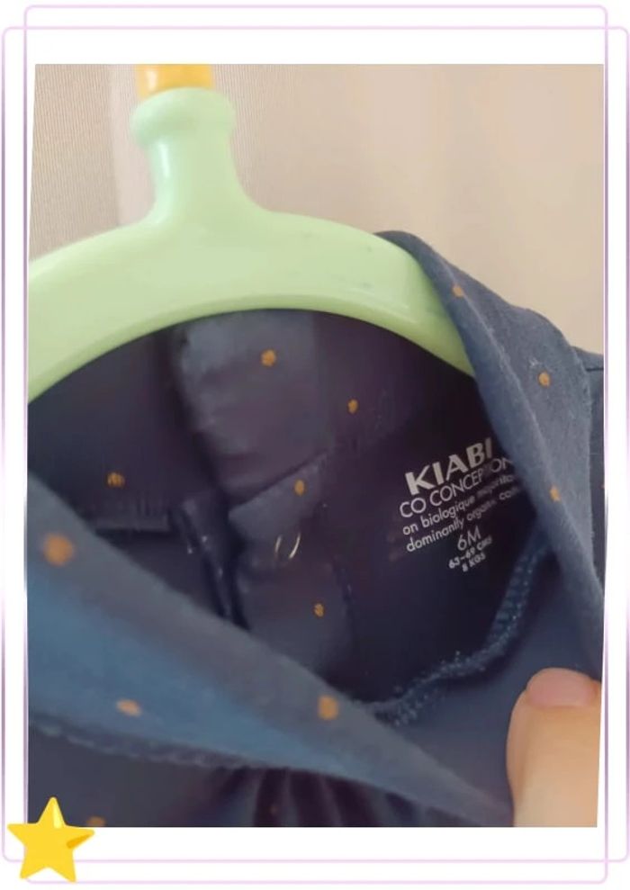 T-shirt manches longues col roulé Kiabi 6 mois - photo numéro 2