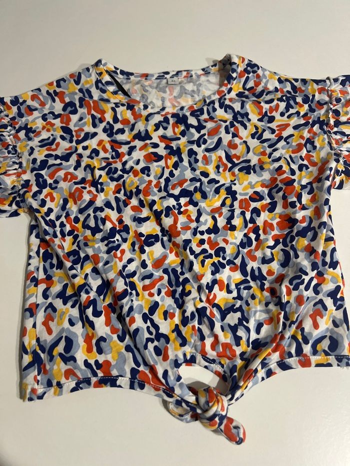 T-shirt léopard multi couleur