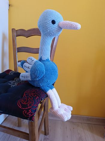 Autruche amigurumi 