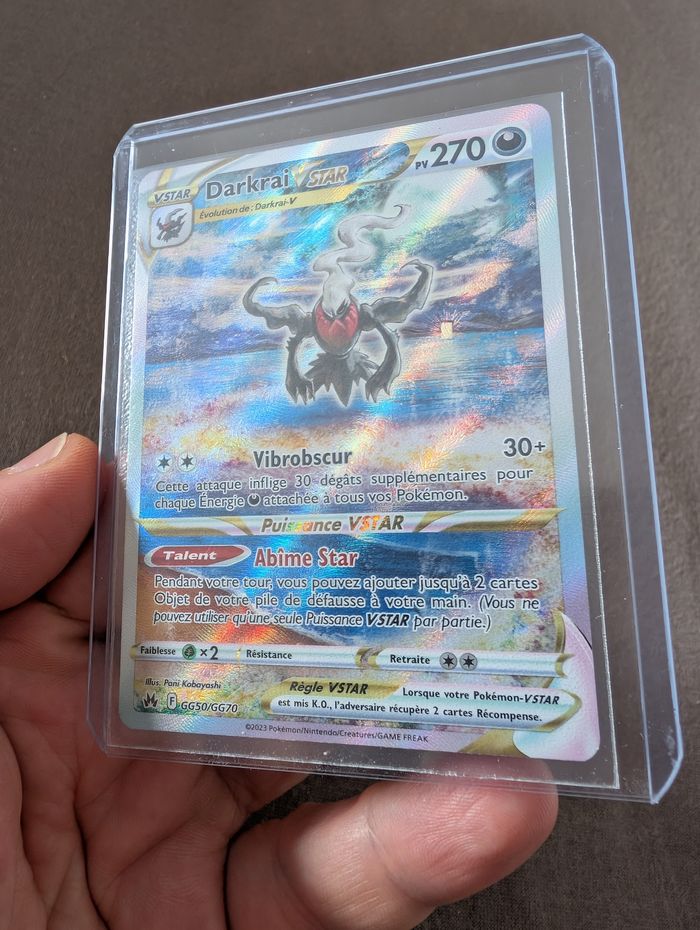 Carte Pokémon Darkrai - Vstar GG50/GG70 - Zénith Suprême