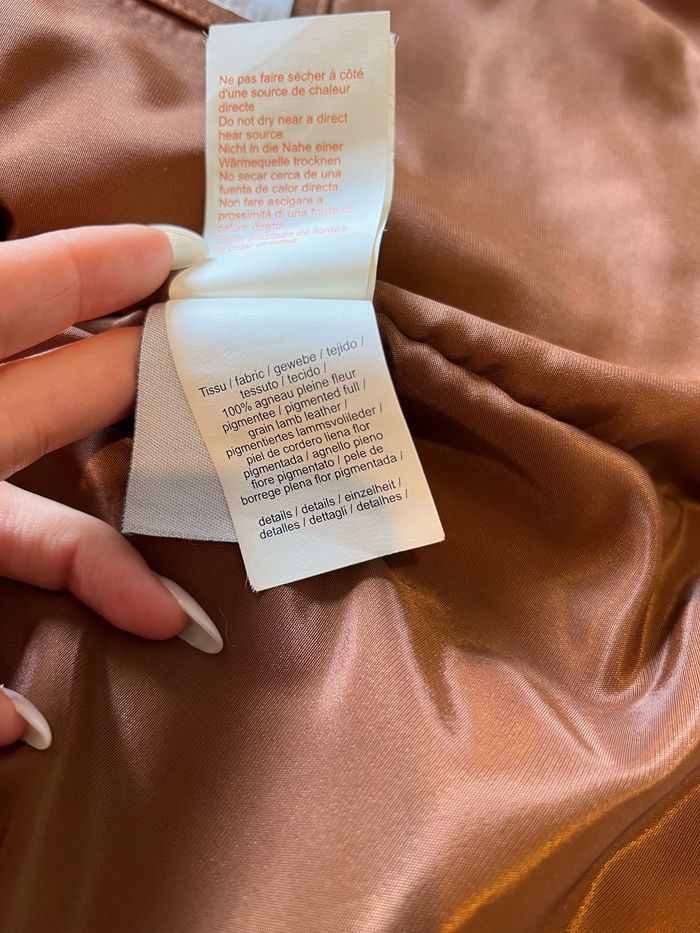 Veste cuir agneau Serge blanco - photo numéro 9