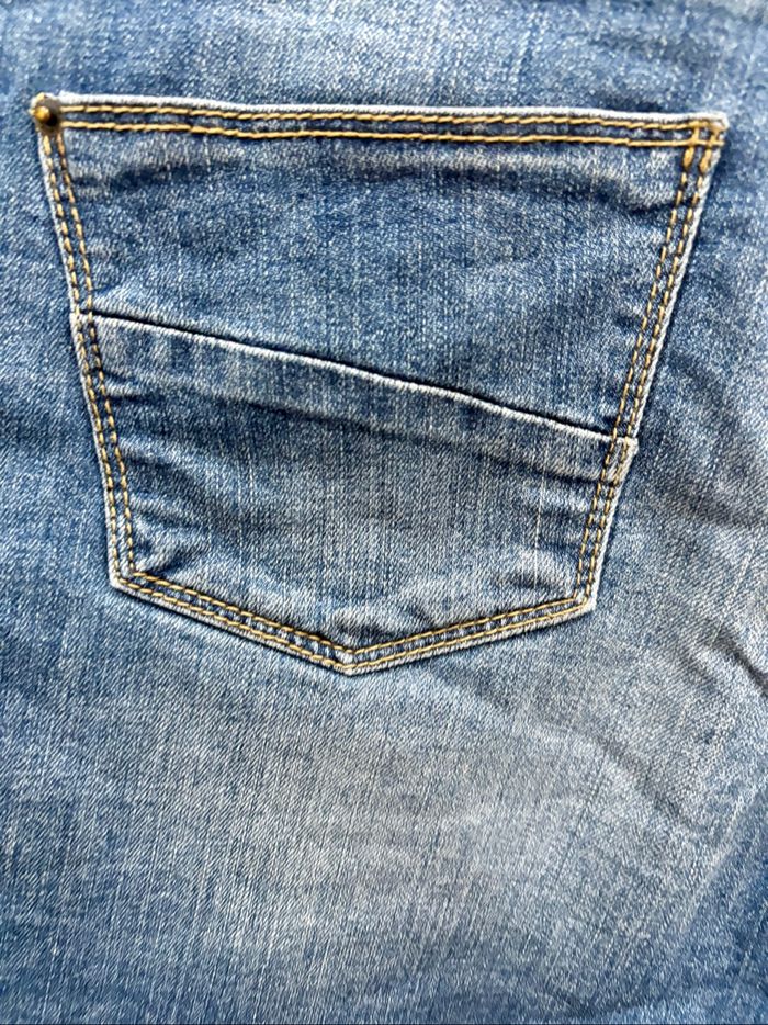 Short en jean Bleu Camaïeu - Taille 40 - photo numéro 5