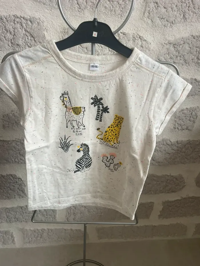 Tee shirt fille 6 ans safari jungle Zeeman