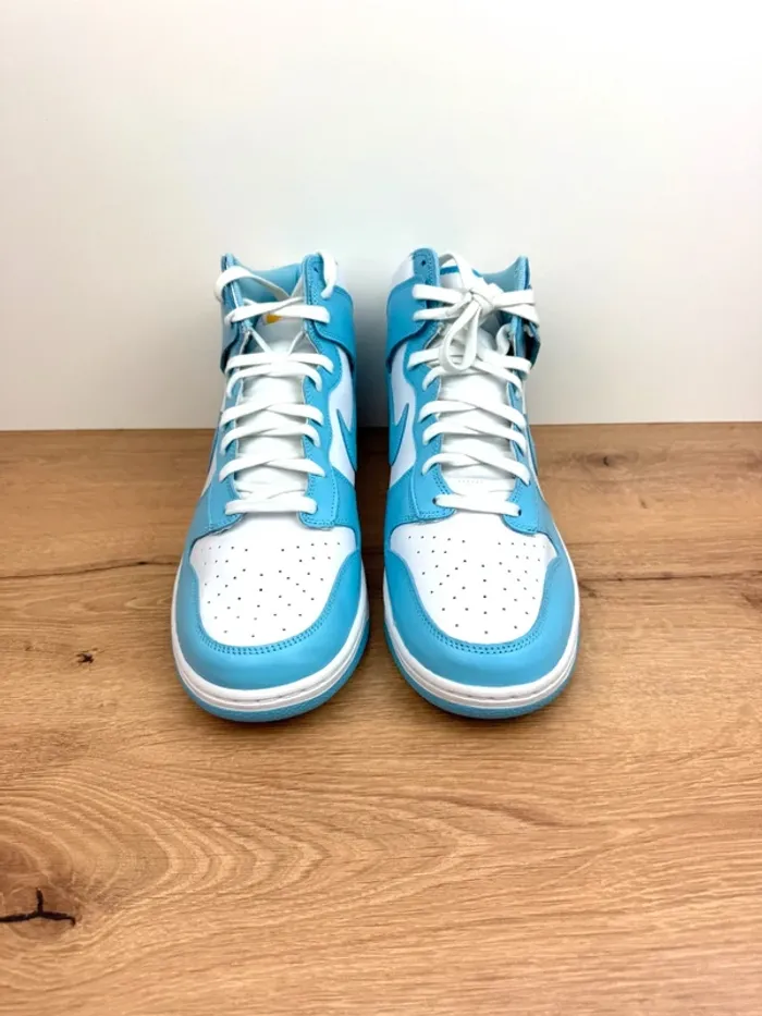 Nike Dunk High Chaussure Nike Bleu Homme Baskets Dunk High 1985