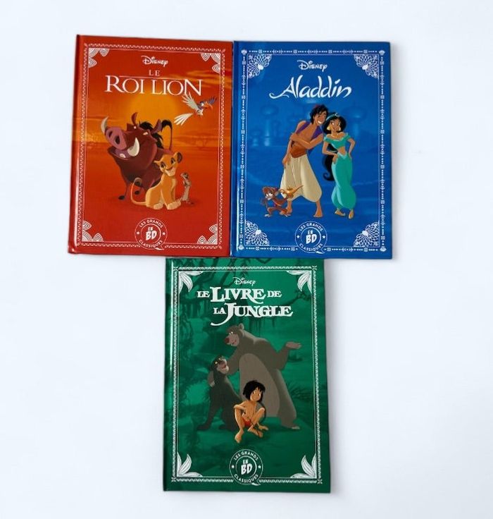 Lot 3 livres Disney