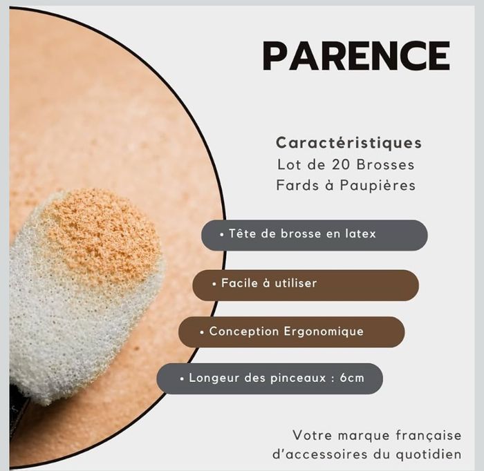 Brosses pour fard à paupières - photo numéro 3