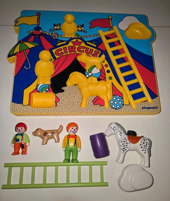 123 playmobil puzzle 3D le cirque 6747 complet - photo numéro 2