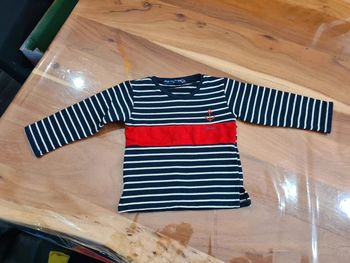 Pull a rayures type marinière corsica taille 2 ans