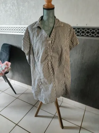 Chemise pied de poule taille 56