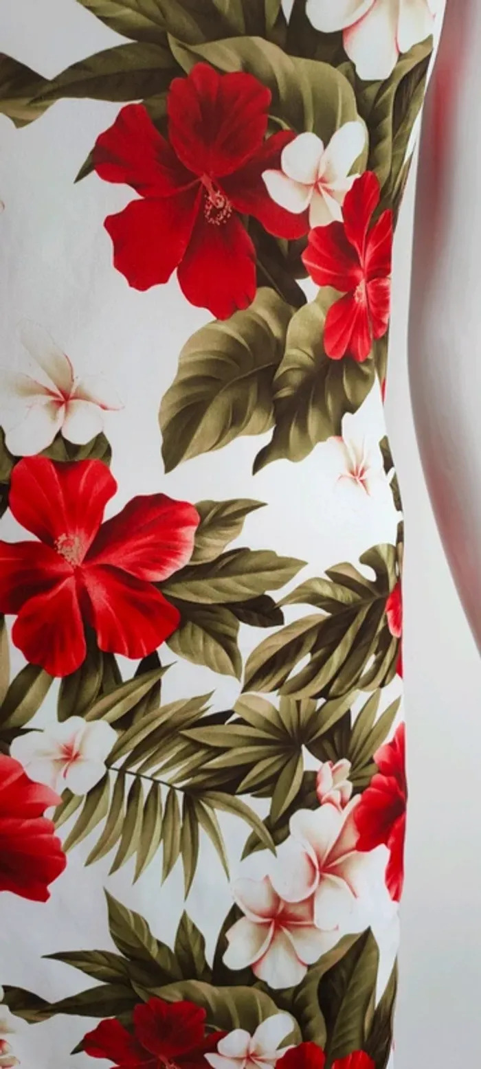Robe d'été à fleurs, style tropique - photo numéro 3