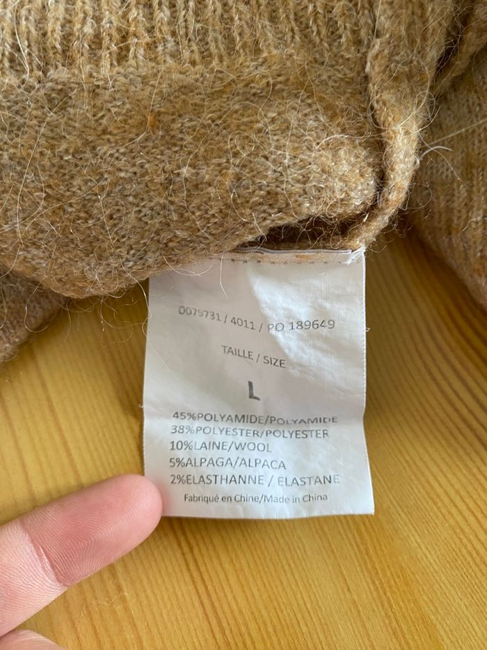 Pull marron - photo numéro 3