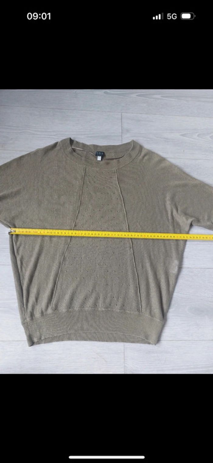 Tee-shirt large 100% lin 123 Paris taille 34 / 36 - photo numéro 8