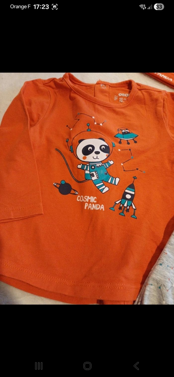 Pyjama bébé taille 12 mois - photo numéro 2