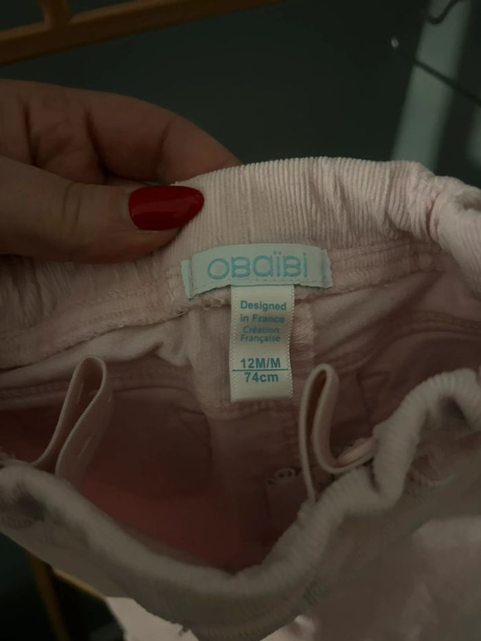 Pantalon velours 12 mois - photo numéro 3