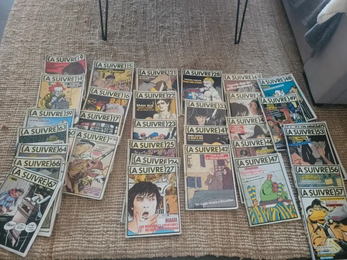 Lot de 39 numéros du magazine culte (À Suivre)De la fin des années 70 à 1983 - photo numéro 2