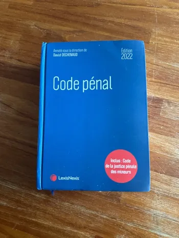 Livre code pénal, édition, 2022