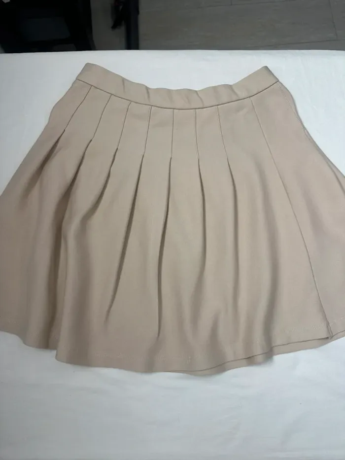 Jupe plissée Zara – Beige – Taille 13-14 ans - photo numéro 5