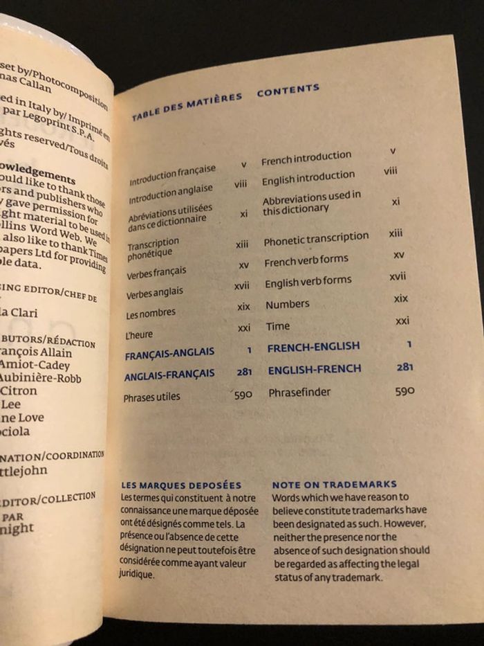 Mini dictionnaire le Robert & collins français/anglais NEUF - photo numéro 3