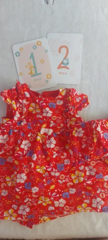 Robe été bébé fille 12 mois