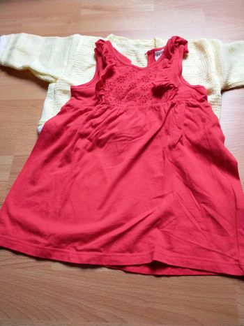 Ensemble robe gilet 18 mois