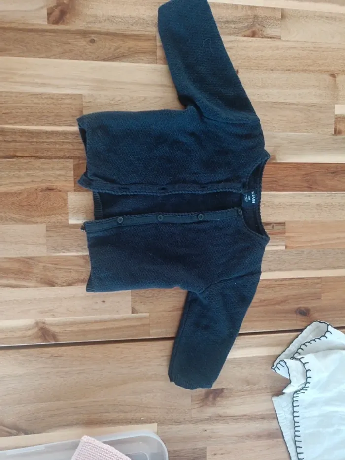 Endlebel robe et gilet bleu marine - photo numéro 6