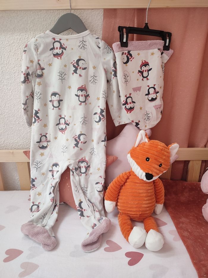 Pyjama une pièce - Theme pingouin - 18 mois - Très bon état - In extenso - photo numéro 2