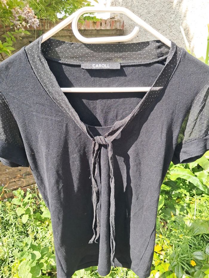 T-shirt habillé / Top femme S Caroll - photo numéro 2