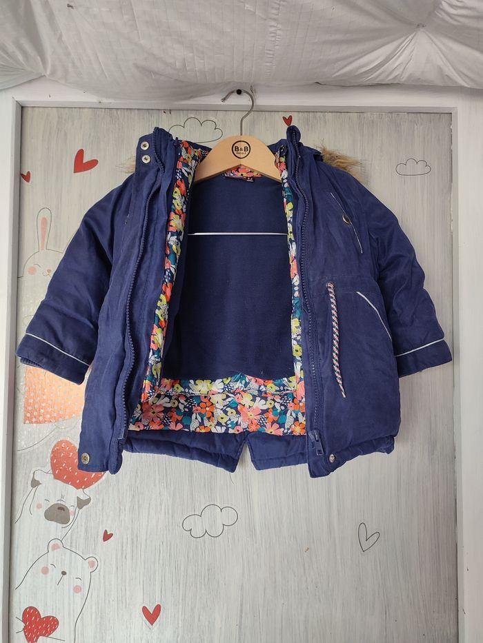 Manteau doudoune fille 3 ans - photo numéro 3