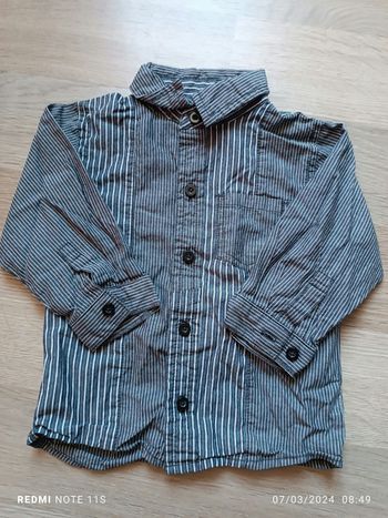 Chemise manches longues