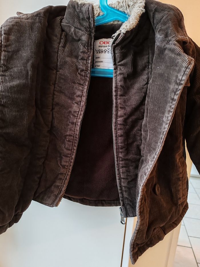 Manteau chaud marron - photo numéro 3