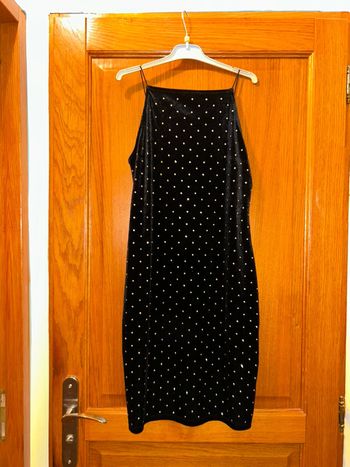 Robe noire à strass