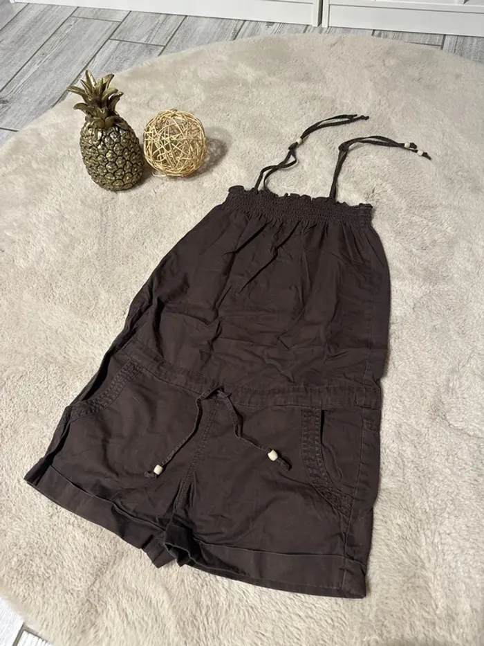 Combi-short combinaison été marron Pimkie 38