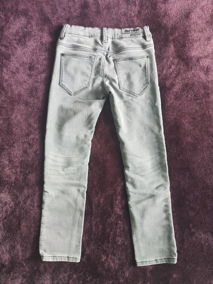 Jeans slim gris clair C et A 10 ans boy - photo numéro 2
