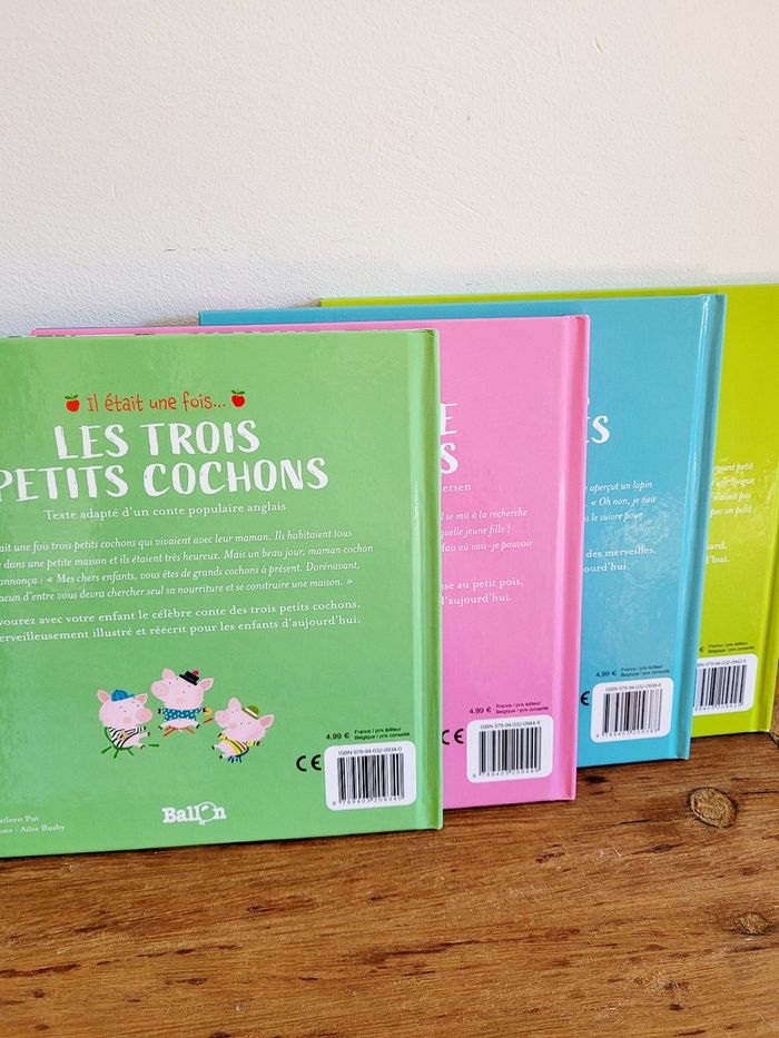 Lot de 4 livres "Il était une fois" Ballon - photo numéro 3