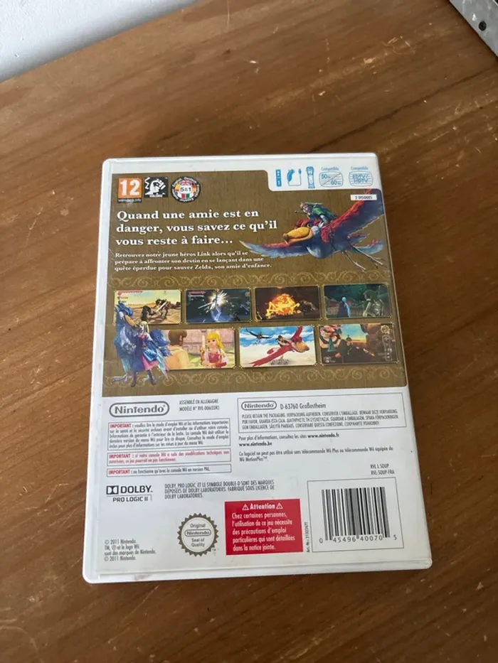 Zelda skyward sword Wii - photo numéro 2