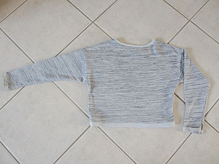 Sweat gris chiné avec motif paon fille Orchestra - 10 ans - photo numéro 6