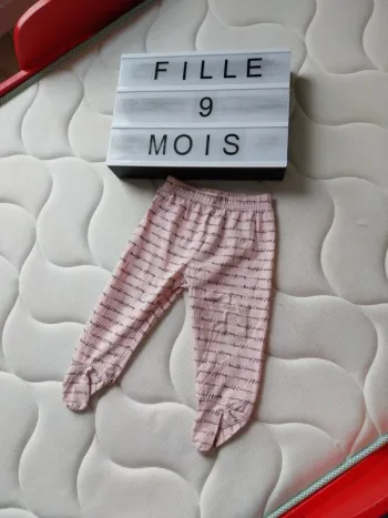 Pantalon fille 9 mois