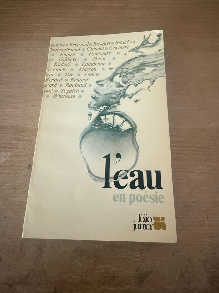 «L’eau en poésie»