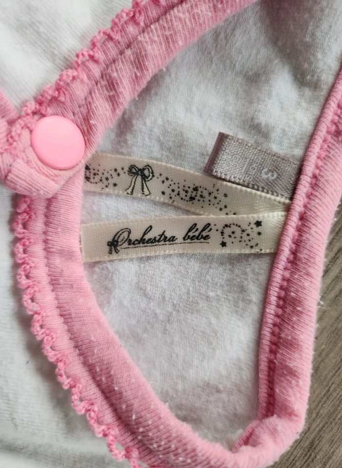 Lot de 2 pyjamas grenouillères fille 3 mois - photo numéro 8