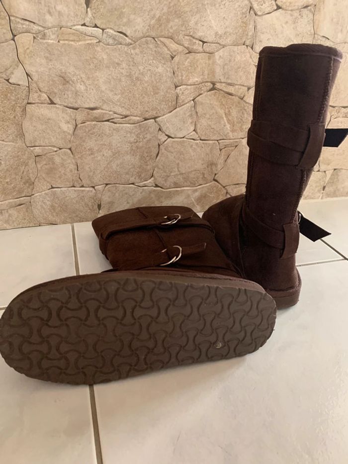 Bottes femme marron - photo numéro 3
