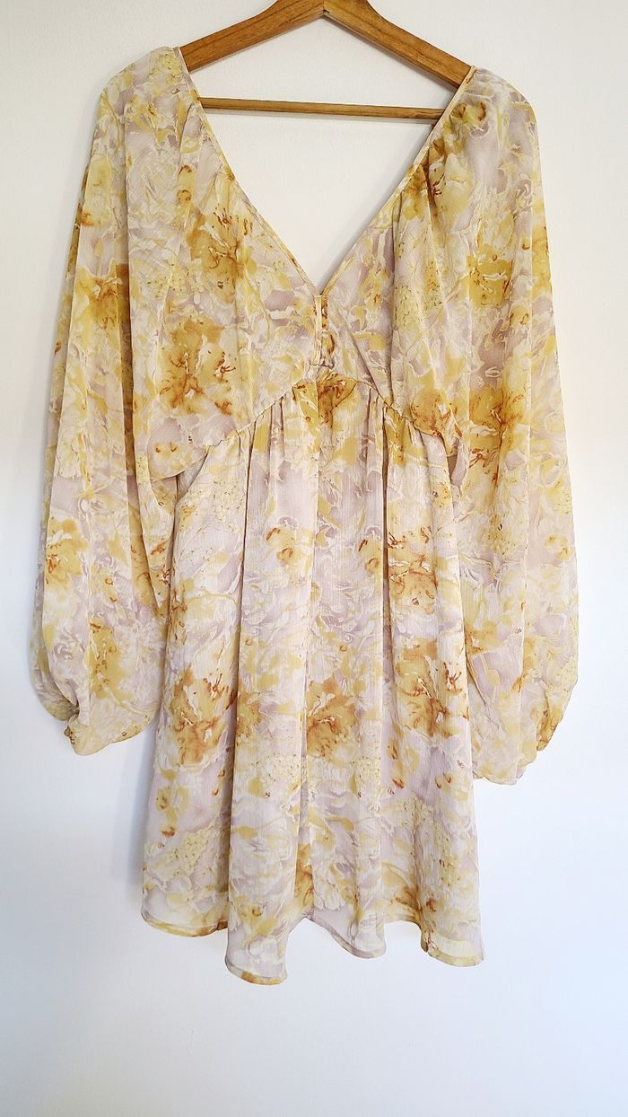 Magnifique robe jaune taille M