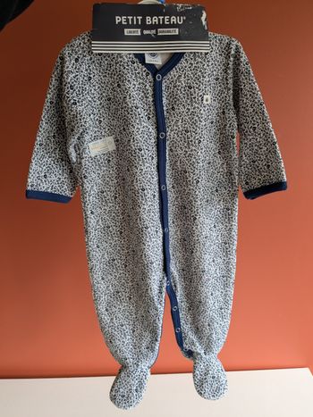 Pyjama Petit Bateau 9 mois NEUF