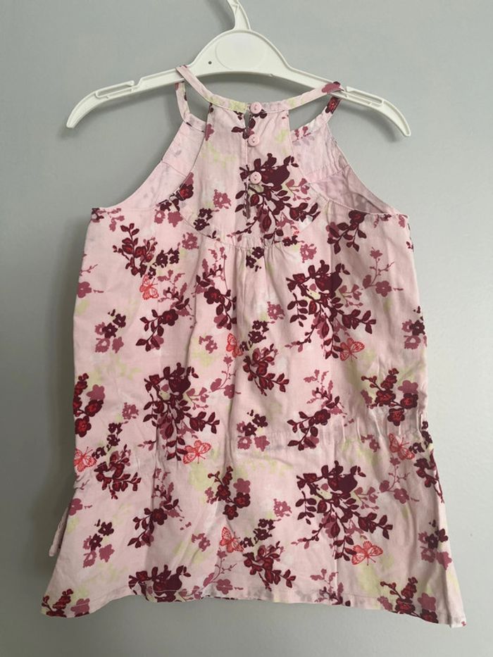 Robe été papillon et fleurs taille 3 ans - photo numéro 3
